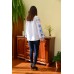 Embroidered blouse "Zgarda Blue"